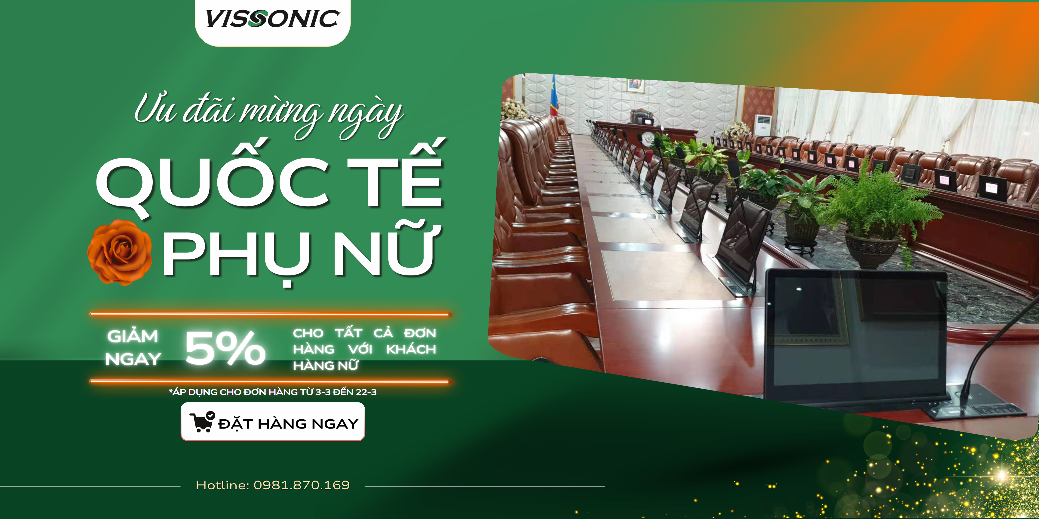 Ưu đãi đặc biệt nhân dịp Quốc tế Phụ nữ 8/3!