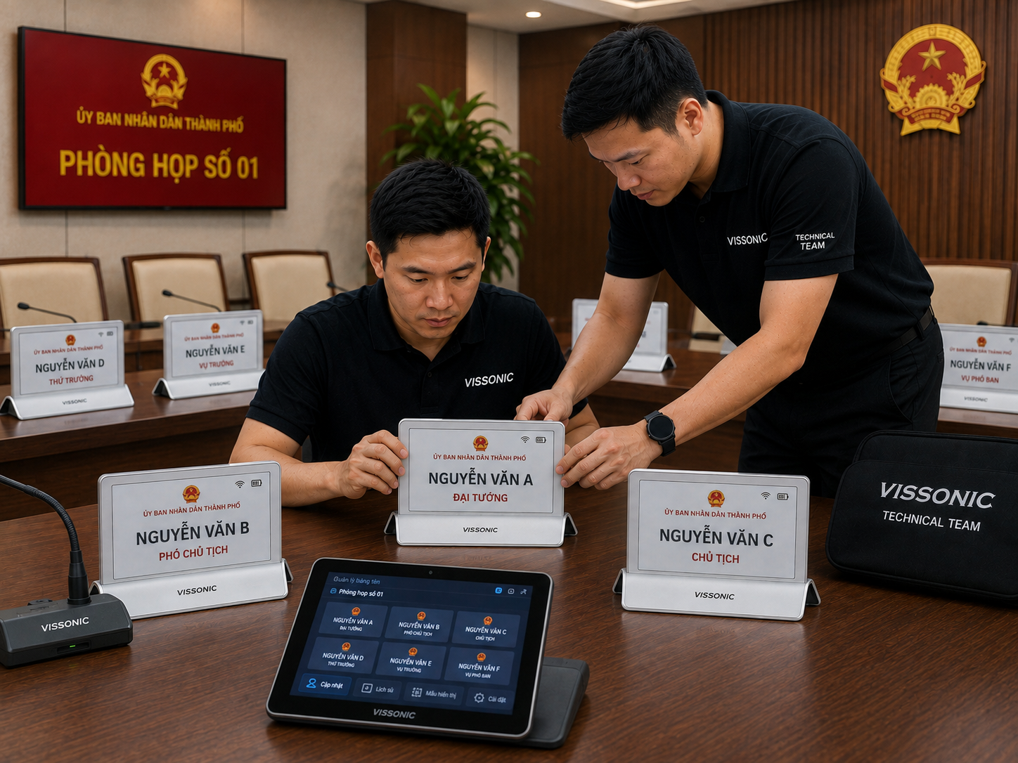 Quy Trình Bảo Trì Bảng Tên Điện Tử VIS-NP10-W Đúng Kỹ Thuật