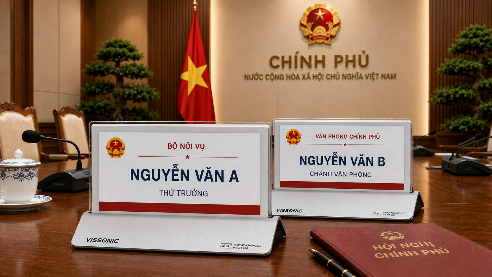 Cách Sử Dụng Bảng Tên Điện Tử VIS-NP10-W Từ A-Z