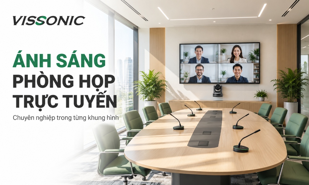Tiêu Chuẩn Ánh Sáng Phòng Họp Trực Tuyến Chuyên Nghiệp